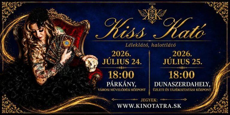Zo správcu cintorína organizačným partnerom média – Kiss Kató vyráža na turné po Slovensku