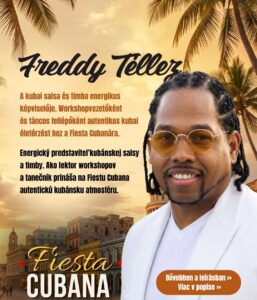 Majster kubánskeho flow prichádza do Komárna: Freddy Téllez bude hosťom Fiesta Cubana