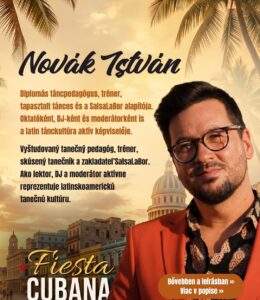 István Novák prichádza na Fiesta Cubana